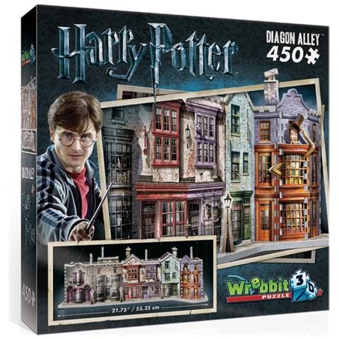 W3d-1010 - Harry Potter - 3d Puzzle 450 Pz - Diagon Alley - Foto 1