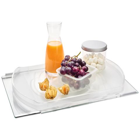 Mensola Regolabile E6RHSW31 con Ruoti da 360° Colore Trasparente /Bianco - Foto 1