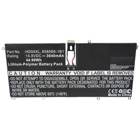 Mbxhp-ba0151 Ricambio Per Laptop Batteria (laptop Battery For Hp 45wh - Li-pol 14.8v 3040mah Black, - 45wh Li- - Foto 4