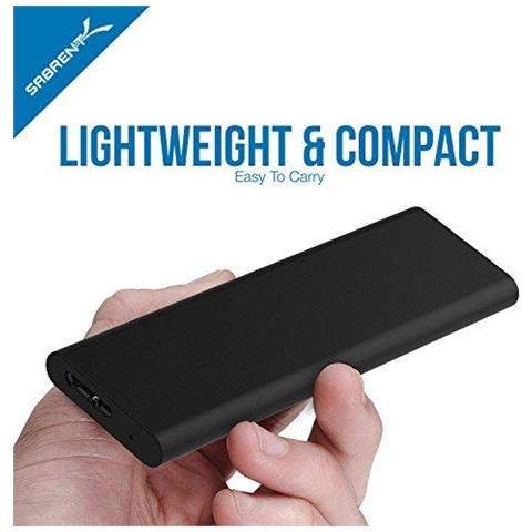 M. 2 Ssd Ngff Usb 3.0 In Alluminio Rivestimento Uasp Supporto (ce-m2mc)  - Foto 2