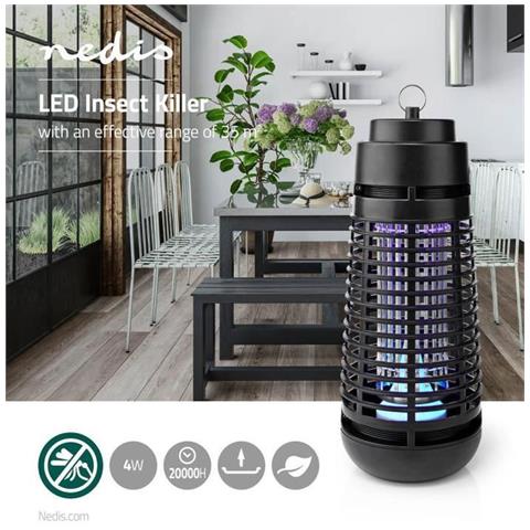 Lampada Trappole Per Insetti 4w - Illuminazione Led - Portata 35m² - Foto 1