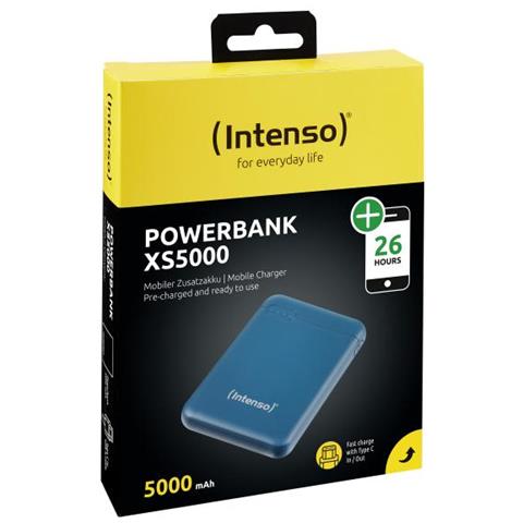 Powerbank Xs5000 - Powerbank - 5000 Mah - 2,1 A - 2 Ausgabeanschlussstellen (usb, Usb-c) - Auf Kabel: Usb-c - Petrol (7313527 Pertol)  - Foto 3