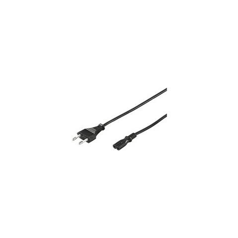 Power Cord Notebook (1.8m) , Maschio / femmina, 1,8m, Nero - Foto 1