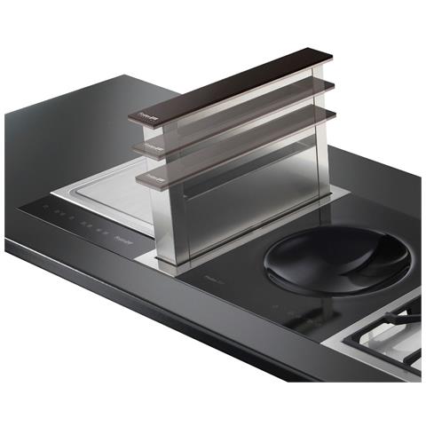 FOSTER Cappa da Tavolo Domino Ghost S4000 Aspirante e Filtrante 52 cm Colore Nero e Acciaio inossidabile FOSTER Cappa da Tavolo Domino Ghost S4000 Aspirante e Filtrante 52 cm Colore Nero e Acciaio inossidabile