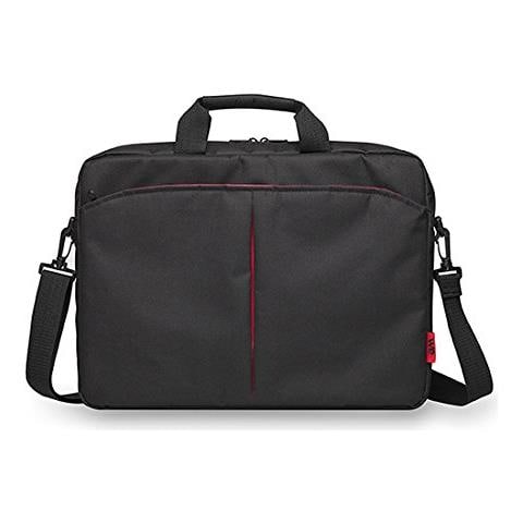 Classic 17.3" Borsa da corriere Nero, Rosso - Foto 1