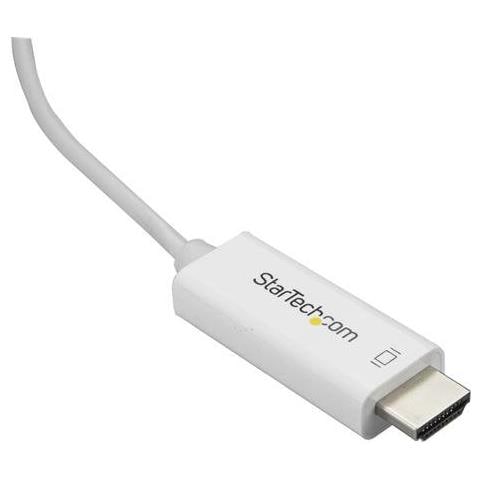 Cavo USB-C a HDMI da 3m - Cavetto USB 3.1 Tipo C a HDMI - 4k a 60Hz - Bianco - Foto 2