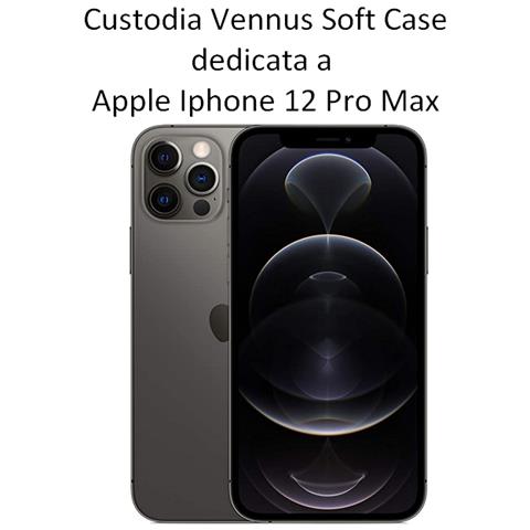 Custodia Tpu Silicone Lite Cover Soft-case Per Apple Iphone 12 Pro Max Indigo - Foto 2