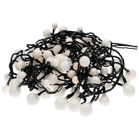 Ghirlanda Luminosa Sferica Edm - Stile Guinguette - Luce Calda - 120 Lampadine Led - 14 M - 71013 - Foto 1