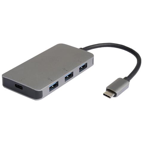 14.02.5038 hub di interfaccia USB 3.2 Gen 2 (3.1 Gen 2) Type-C 5000 Mbit /s Argento - Foto 1