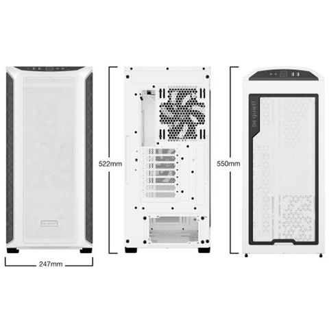 Bequiet! Case Shadow Base 800 Dx White - Foto 2