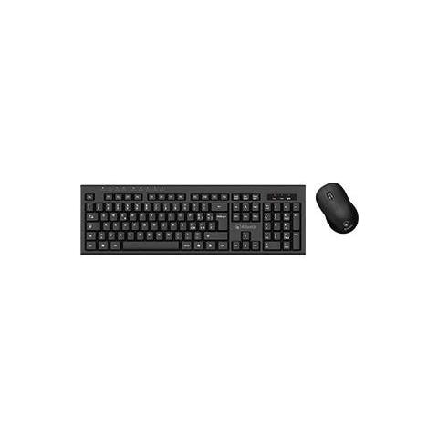 Tastiera Wireless Meccanica Basic 300W Colore Bianco (Layout Italiano) + Mouse Ottico 3Tasti 1200 DPI Colore Nero - Foto 1