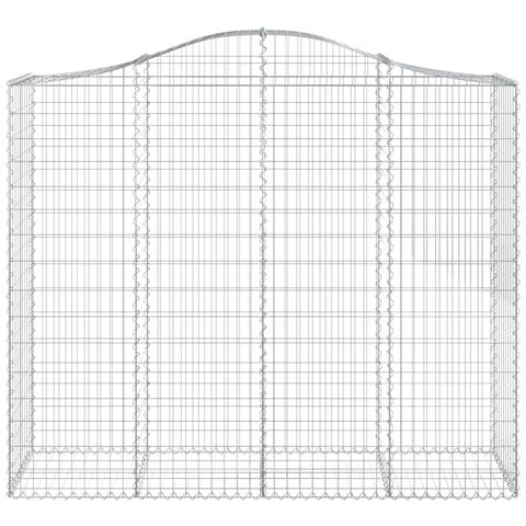 Cesto Gabbione Ad Arco 200x50x160/180 Cm Ferro Zincato - Foto 2