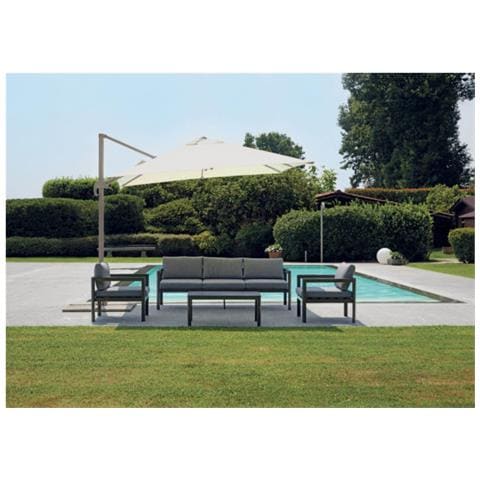 Telo Di Ricambio Per Ombrellone Semicircolare Beige 270cm (9ft) Per 5 Stecche