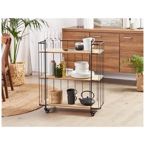 Carrello Portavivande Gabbs Metallo Nero - Foto 1