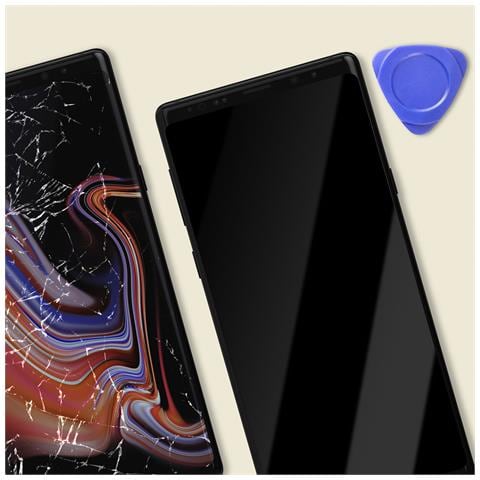 Schermo Lcd Completo Per Samsung Galaxy Note 9 Vetro Touch E Frame, Nero - Foto 2