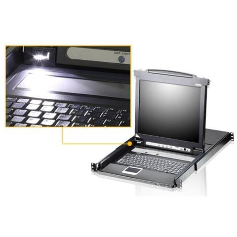 Cl5708m Switch Per Keyboard-video-mouse (kvm) Montaggio Rack Nero - Foto 3