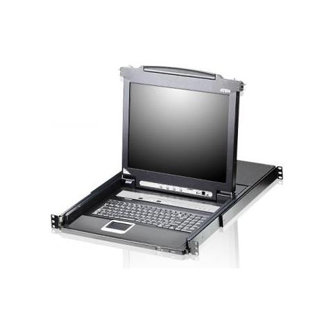 Cl5708m Switch Per Keyboard-video-mouse (kvm) Montaggio Rack Nero - Foto 1