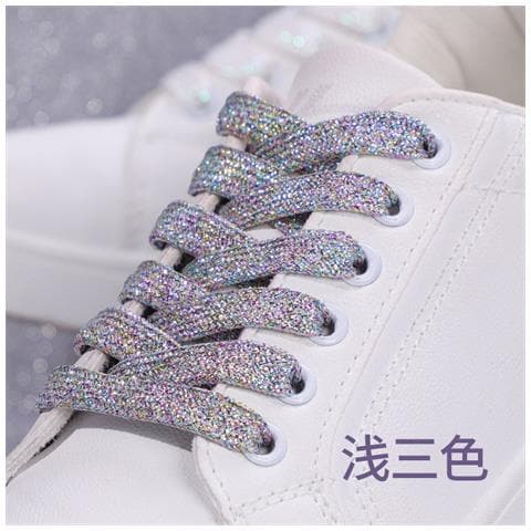 Lacci Lucidi - 140 Cm (1 Paio) Multicolor - Foto 2