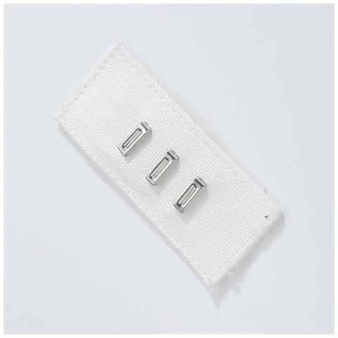 Fibbia Per Estensore Della Vita, Tipo Gancio Per Pantaloni (5 Pezzi) White - Foto 2