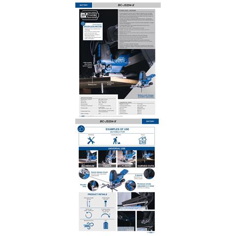 Seghetto Alternativo 20v Senza Batteria Ixes Bc-js254-x - Foto 1