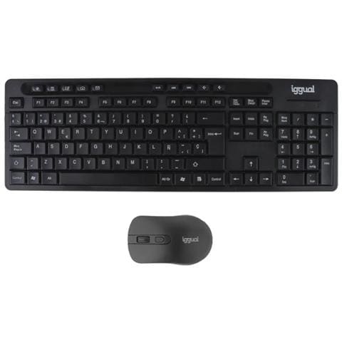 Tastiera e Mouse Wireless 8435364319277  (Layout Spagnolo) Colore Nero - Foto 1