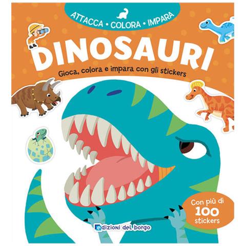 Bonui Lee - Dinosauri. Gioca, colora e impara con gli stickers. Ediz. a colori - Foto 1