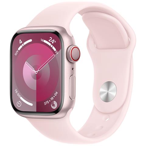 Watch Series 9 41 mm Digitale 352 x 430 Pixel Touch screen 4G Rosa Wi-Fi GPS (satellitare) - Foto 1