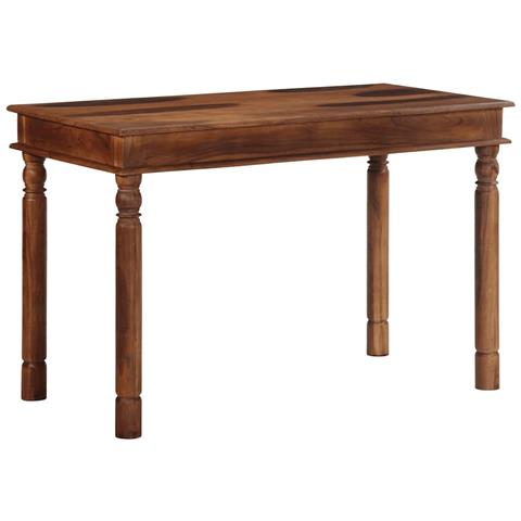 Tavolo Da Pranzo 120x60x77 Cm In Legno Massello Di Acacia - Foto 1