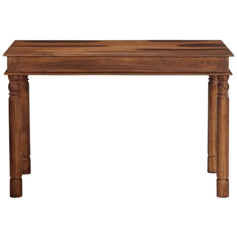 Tavolo Da Pranzo 120x60x77 Cm In Legno Massello Di Acacia - Foto 2