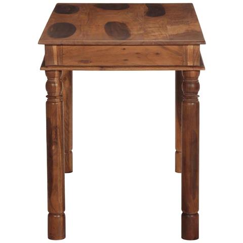 Tavolo Da Pranzo 120x60x77 Cm In Legno Massello Di Acacia - Foto 3