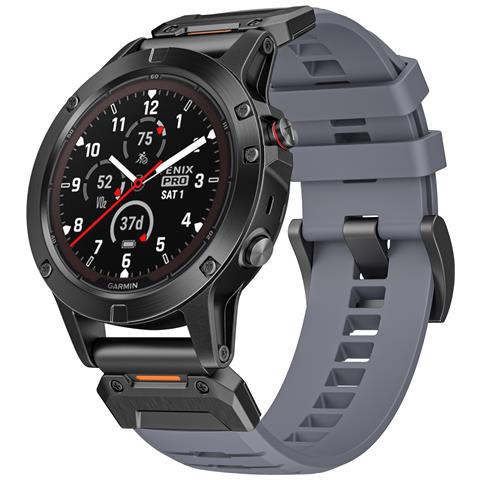 Cinturino Da 26 Mm Per Garmin Fenix 3/5/5x/6x/7x Grey - Foto 1