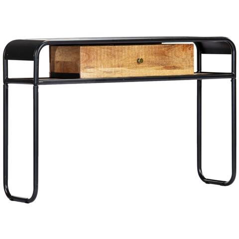 Lusso Casadino -  Tavolo Consolle 118x30x75 Cm In Legno Massello Di Mango - Foto 2