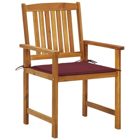 Lusso Casadino -  Sedie Da Giardino Con Cuscini 2 Pz In Massello Di Acacia - Foto 1