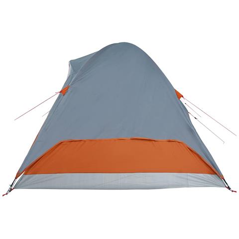 Tenda Familiare a Cupola 6 Persone Arancione Impermeabile - Foto 8