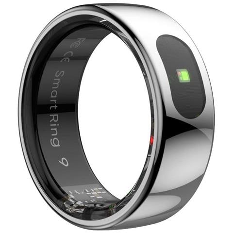 LESR02S09 Rilevatore di Attività Anello Intelligente Con Activity Tracker Argento - Foto 1