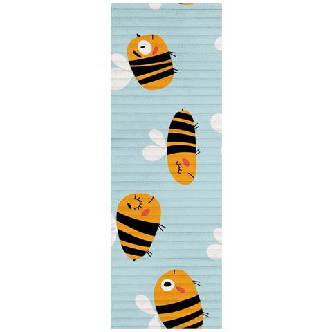 Velluto A Coste Blu Api 1m X 140cm Tessuto Decorativo Per Bambini - Foto 2