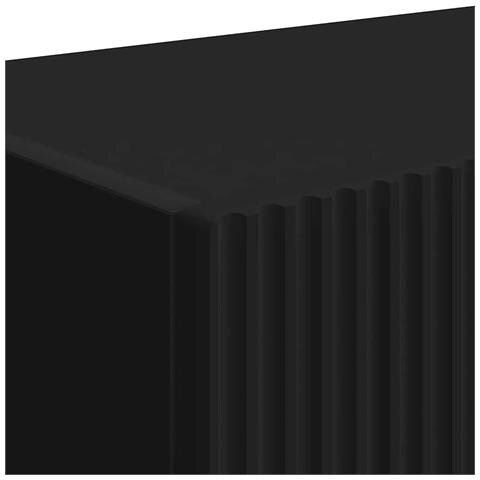 Mobile TV da parete Nero 60 x 31 x 29.5 cm Legno multistrato - Foto 9