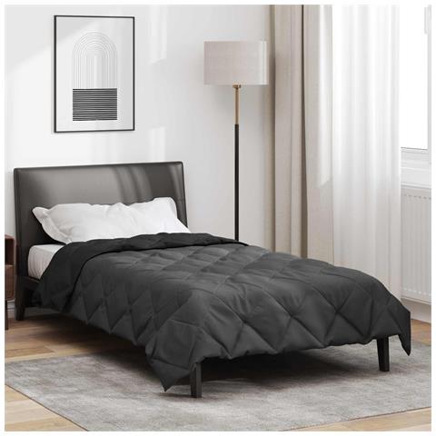 Piumone Completo Annuale Nero e antracite 200 x 135 cm - Foto 2