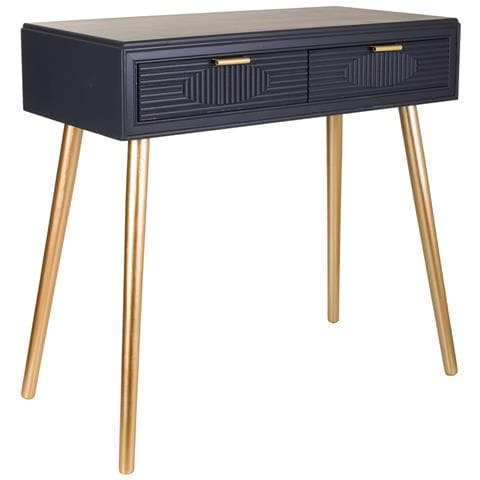 Mobile Da Ingresso In Legno Grigio Scuro 82x41x78h - Foto 1