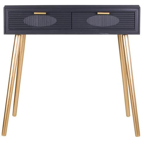 Mobile Da Ingresso In Legno Grigio Scuro 82x41x78h - Foto 2