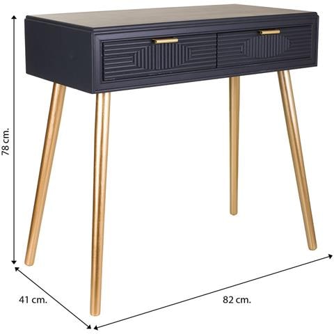 Mobile Da Ingresso In Legno Grigio Scuro 82x41x78h - Foto 7