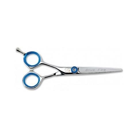 Forbici Da Parrucchiere Professionali Per Mancini Da 5,5 Pollici Blue Fire Left - Foto 1