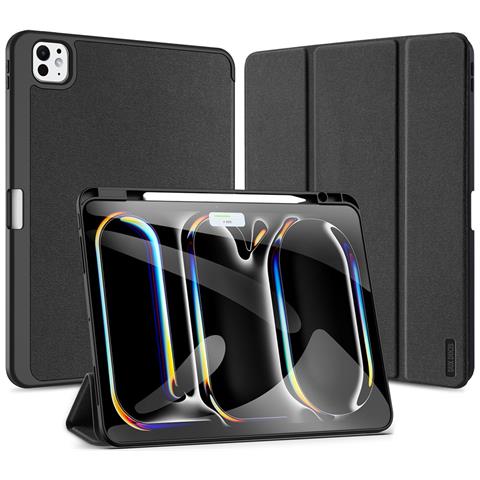 Cover per iPad Pro 13 (2025) / 13 (2024) - Pelle /PU, Nero, Auto Wake /Sleep - Foto 2
