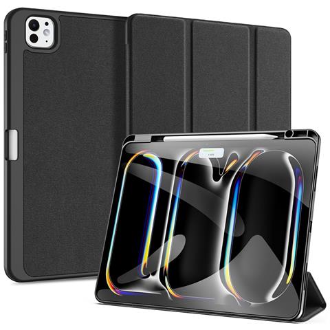 Cover per iPad Pro 13 (2025) / 13 (2024) - Pelle /PU, Nero, Auto Wake /Sleep - Foto 1