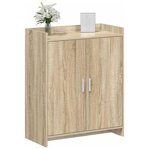 Mobile per scarpe con porta Rovere Sonoma 73,5 x 36 x 92 cm - Foto 2