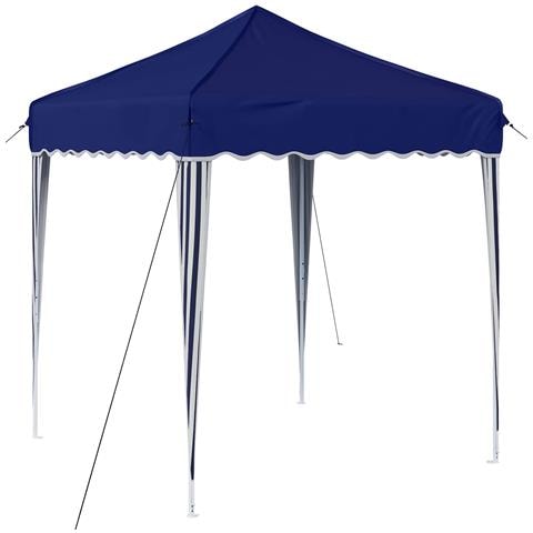 Tenda per feste a pop-up 195 x 195 x 245 cm Blu Tessuto Oxford - Foto 1