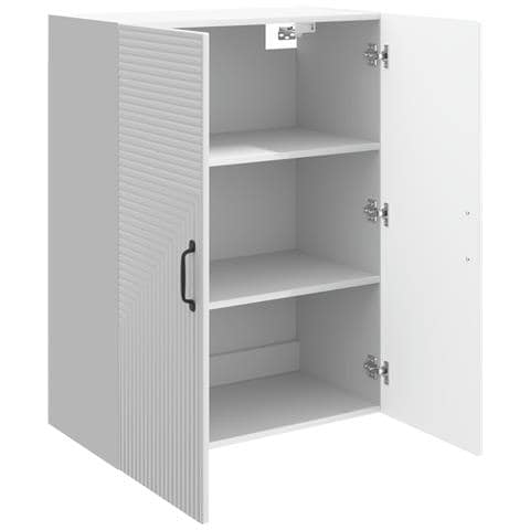 Mobiletto a muro Bianco Lucido 66 x 34,5 x 90 cm - Foto 2