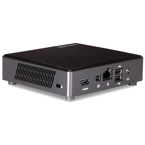 1000181 PC /stazione di lavoro Intel® Celeron® N5100 8 GB DDR4-SDRAM 120 GB SSD Windows 11 Pro Micro PC Nero - Foto 2