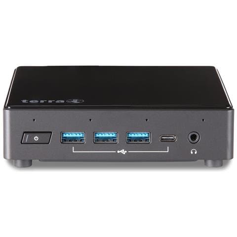 1000181 PC /stazione di lavoro Intel® Celeron® N5100 8 GB DDR4-SDRAM 120 GB SSD Windows 11 Pro Micro PC Nero - Foto 8