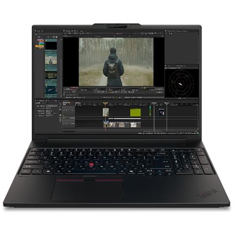 21XE001BIX ThinkPad P16s Gen 5 Copilot+ PC NOTEBOOK, 16 ", processore Intel® Core Ultra 7 356H, Intel® Onboard Graphics, RAM 32 GB, 1000 GB SSD, Nero, Windows 11 Pro - Foto 1